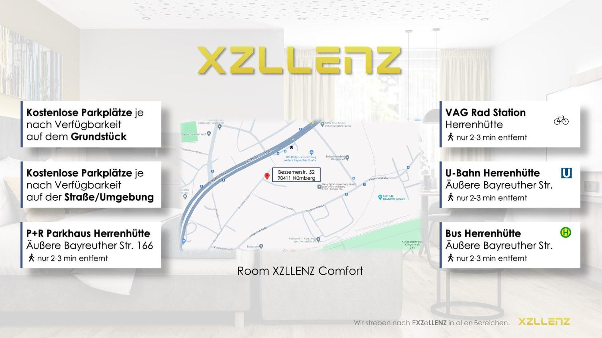 Xzllenz Traum Studio-Apartment, Frei-Parken, U-Bahn, Kueche Nuremberga Quarto foto