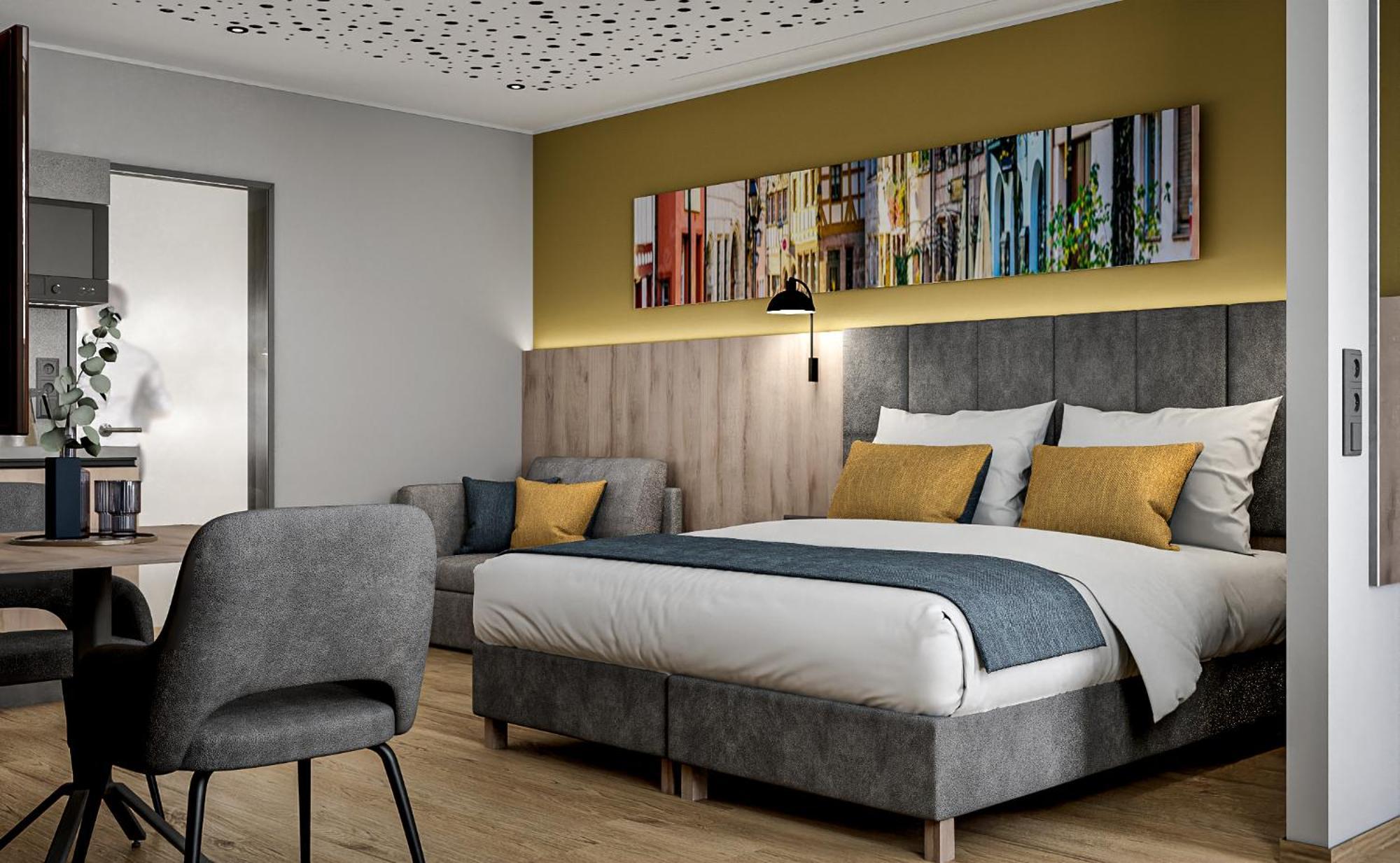 Xzllenz Traum Studio-Apartment, Frei-Parken, U-Bahn, Kueche Nuremberga Quarto foto