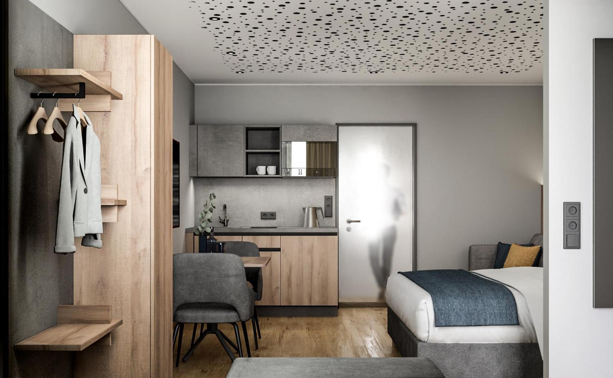 Xzllenz Traum Studio-Apartment, Frei-Parken, U-Bahn, Kueche Nuremberga Quarto foto
